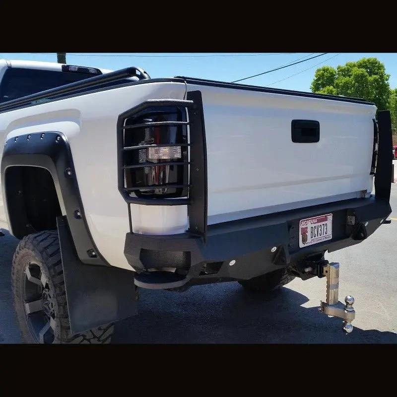 2014-2019 Gmc Sierra 1500 Rear Bumper | Parking Sensor Cutouts Available 1