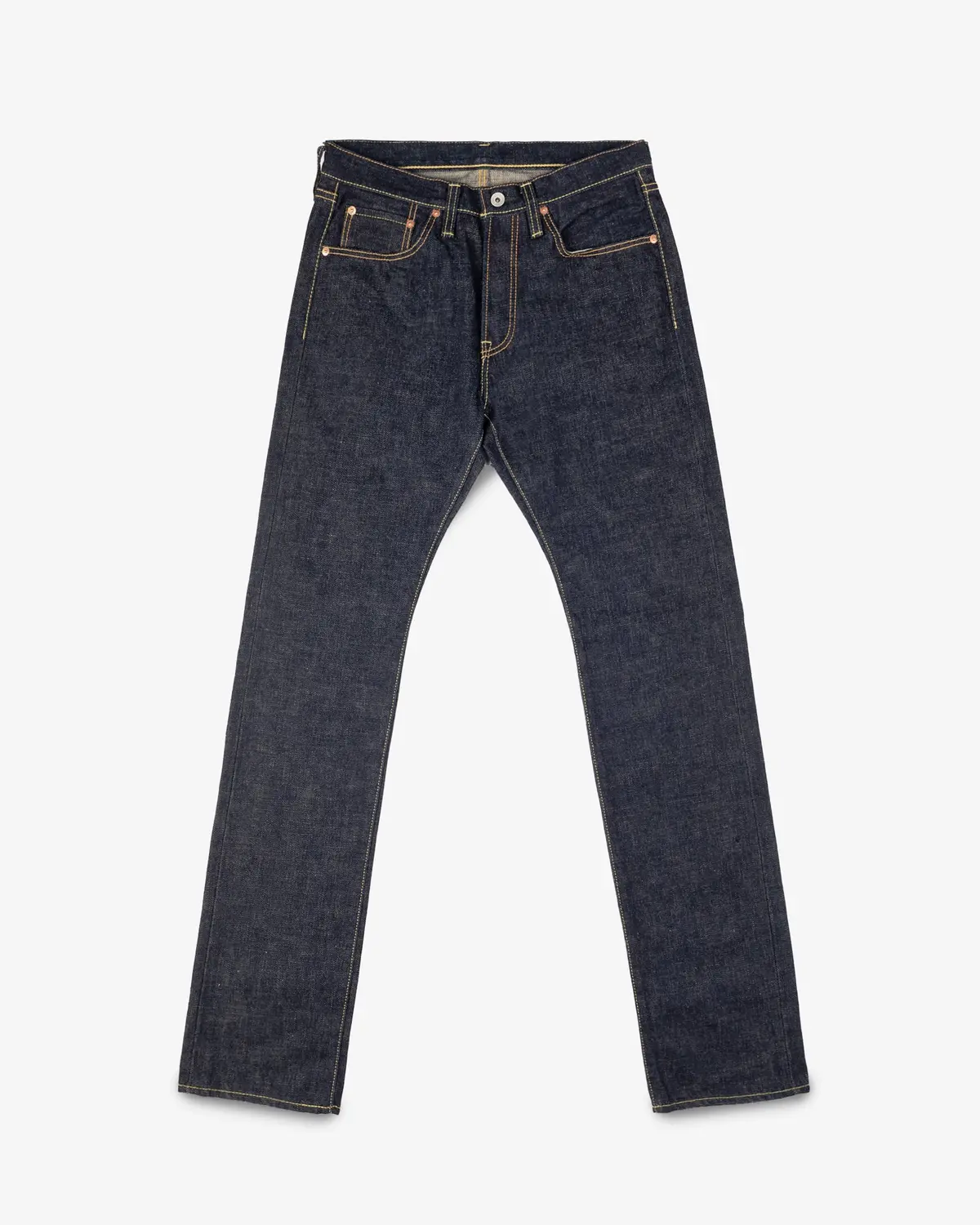 18Oz Vintage Selvedge Denim Slim Cut Jeans - Indigo 1