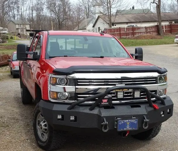 2015-2019 Chevrolet Silverado 2500/3500 Front Bumper | Parking Sensor Cutouts Available 1