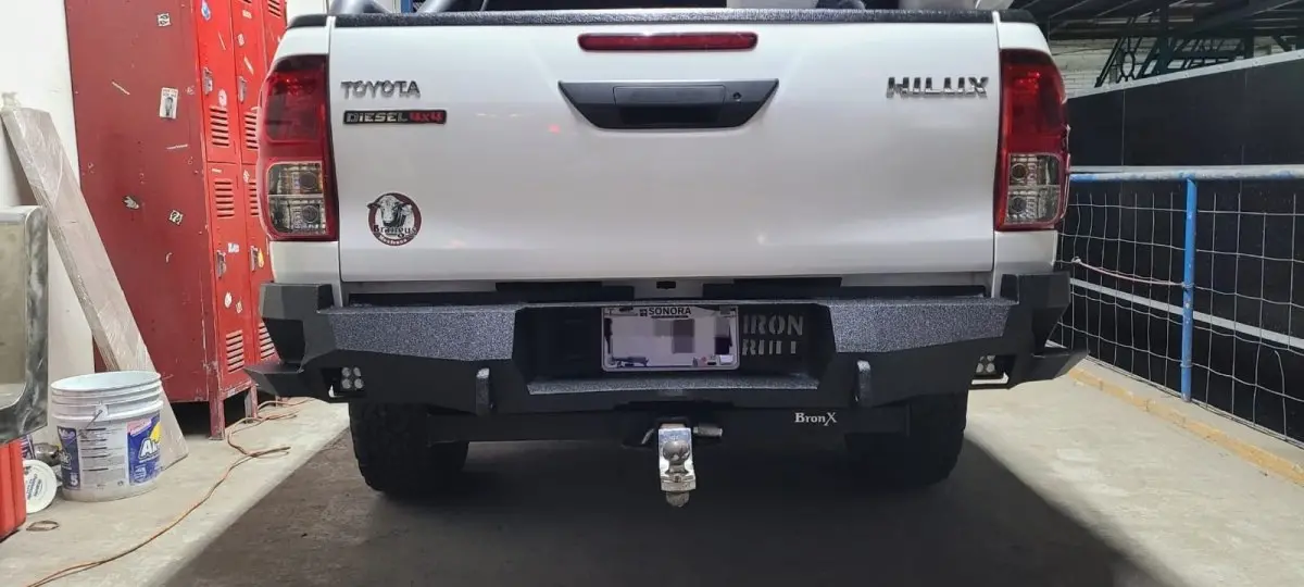 2015-2025 Toyota Hilux Rear Bumper Base Model Only W/ Sidesteps 1