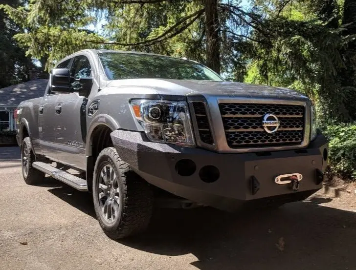 2016-2024 Nissan Titan Xd Front Bumper | Parking Sensor Cutouts Available 1