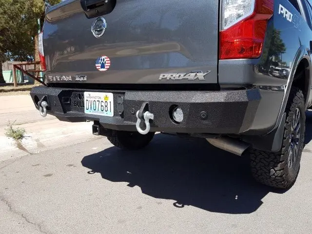 2016-2024 Nissan Titan Xd Rear Bumper | Parking Sensor Cutouts Available 1