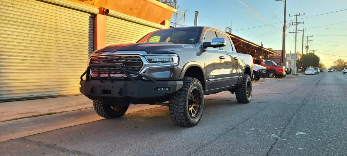 2019 - 2026 Ram 1500 W/ Factory Laramie/Limited Fog Lights Front Bumper (Eco-Diesel Compatible) | Parking Sensor Cutouts Available 1