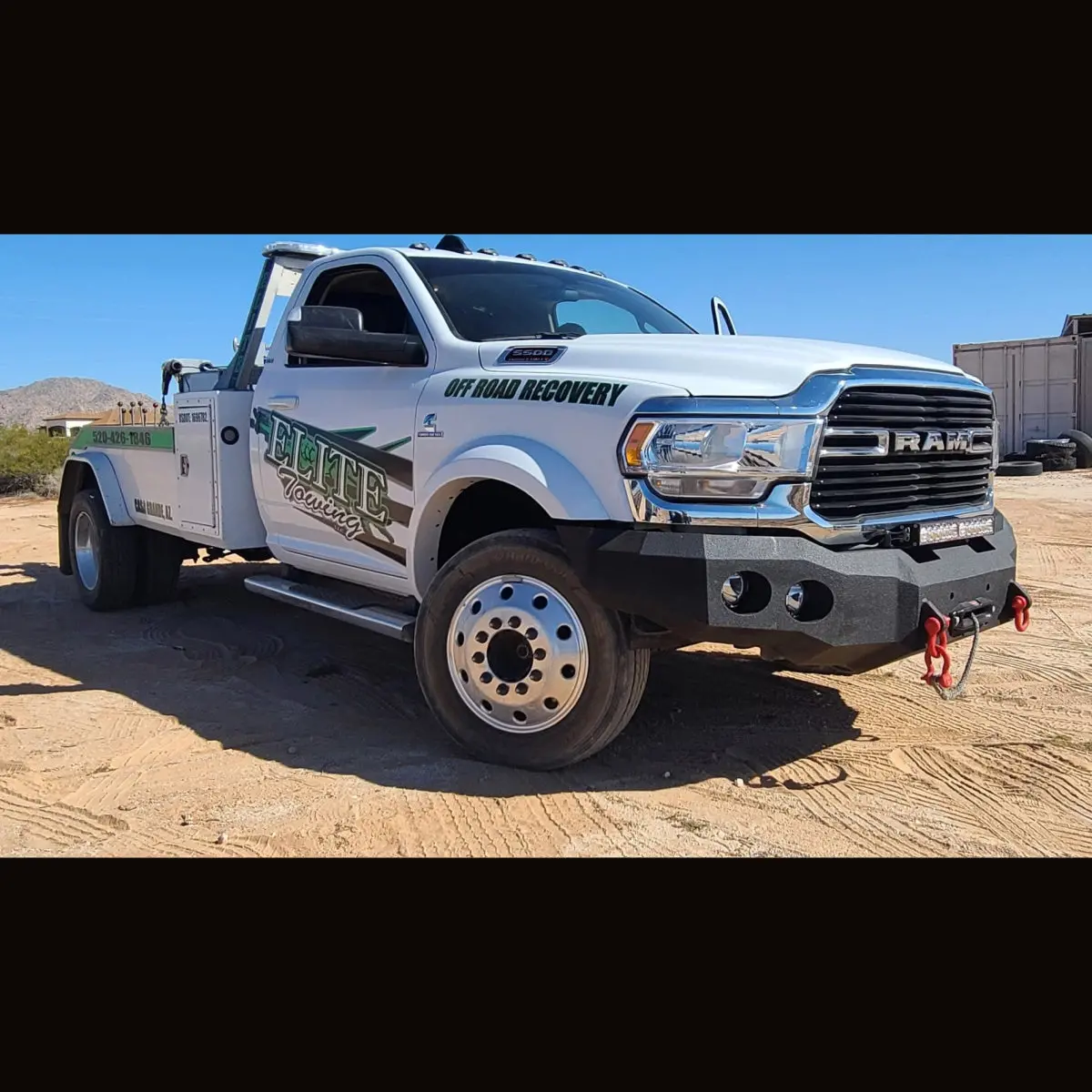 2019-2026 Ram 4500/5500 Front Bumper With Fender Flare Adapters | Parking Sensor Cutouts Available 1