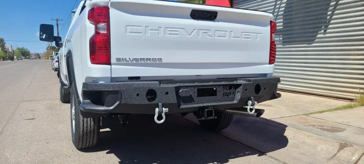 2020-2025 Chevrolet Silverado 2500/3500 Rear Bumper | Parking Sensor Cutouts Available 1