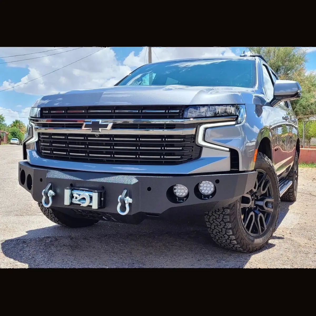 2021-2024 Chevrolet Tahoe / Suburban Front Bumper | Parking Sensor Cutouts Available 1