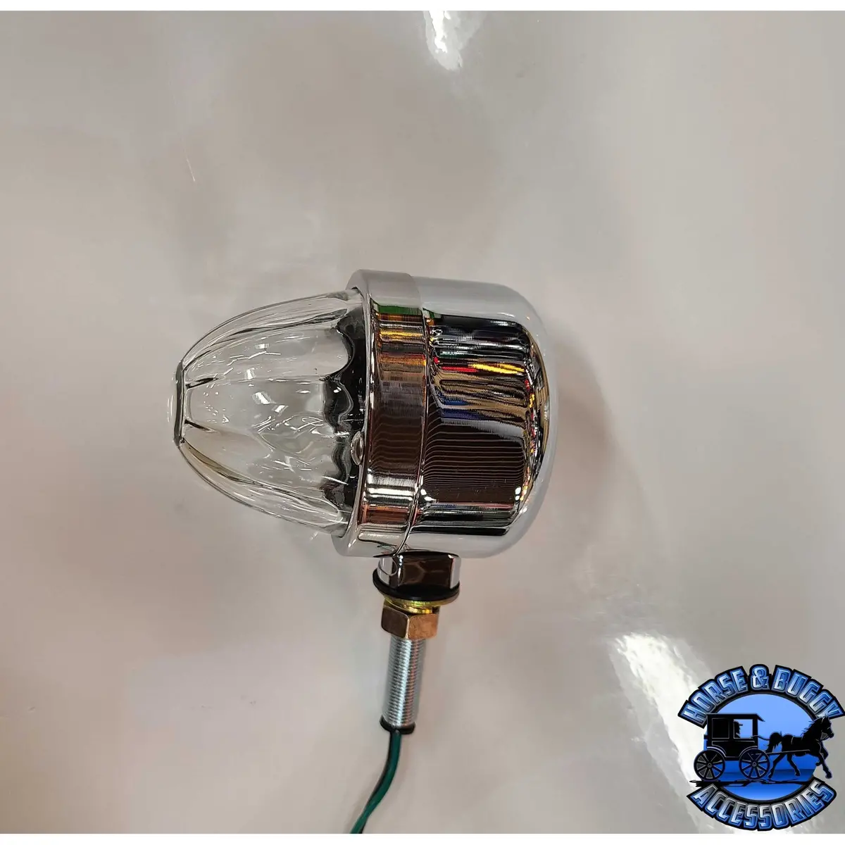 Chrome Die Cast Light W/ Watermelon Clear Lens  #78083 1