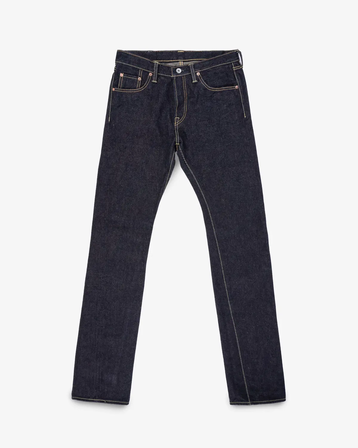 19Oz Left Hand Twill Selvedge Denim Slim Cut Jeans - Indigo 1