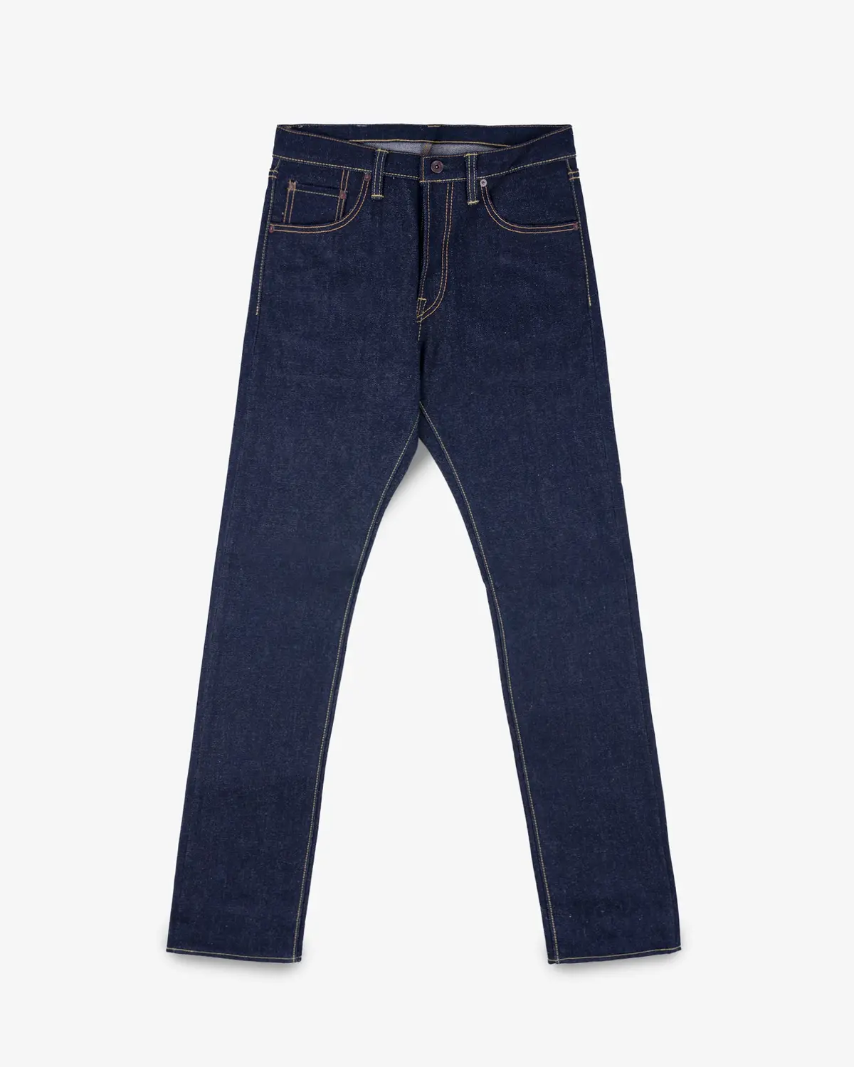 21/23Oz Ultra Heavy Raw Selvedge Denim Slim Cut Jeans - Indigo 1