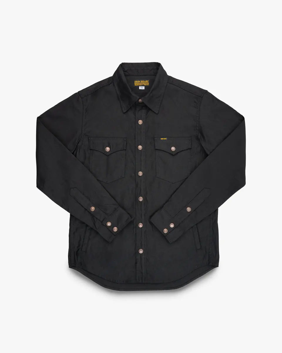8Oz Military Whipcord Cpo Shirt - Black 1