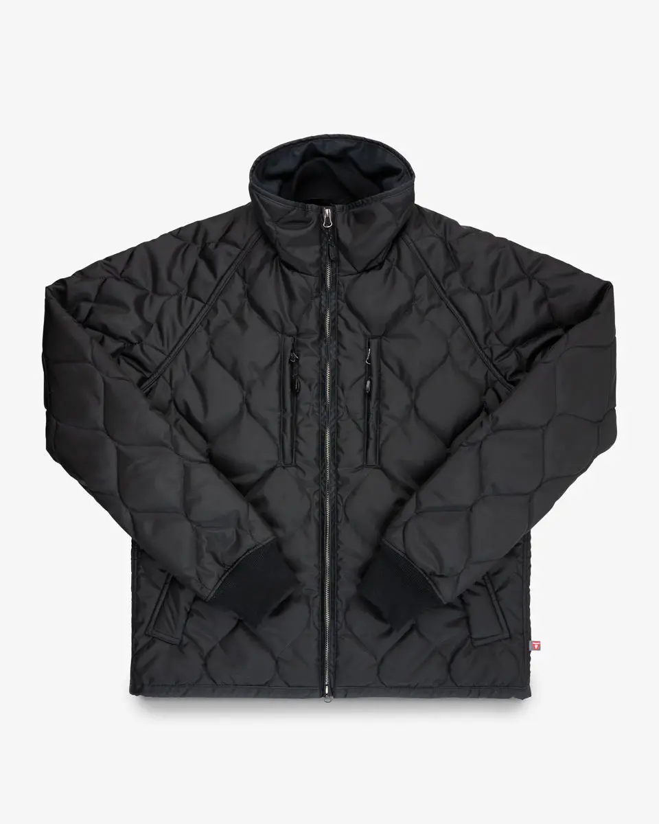 Primaloft® Quilted Rider’S Jacket - Black 1