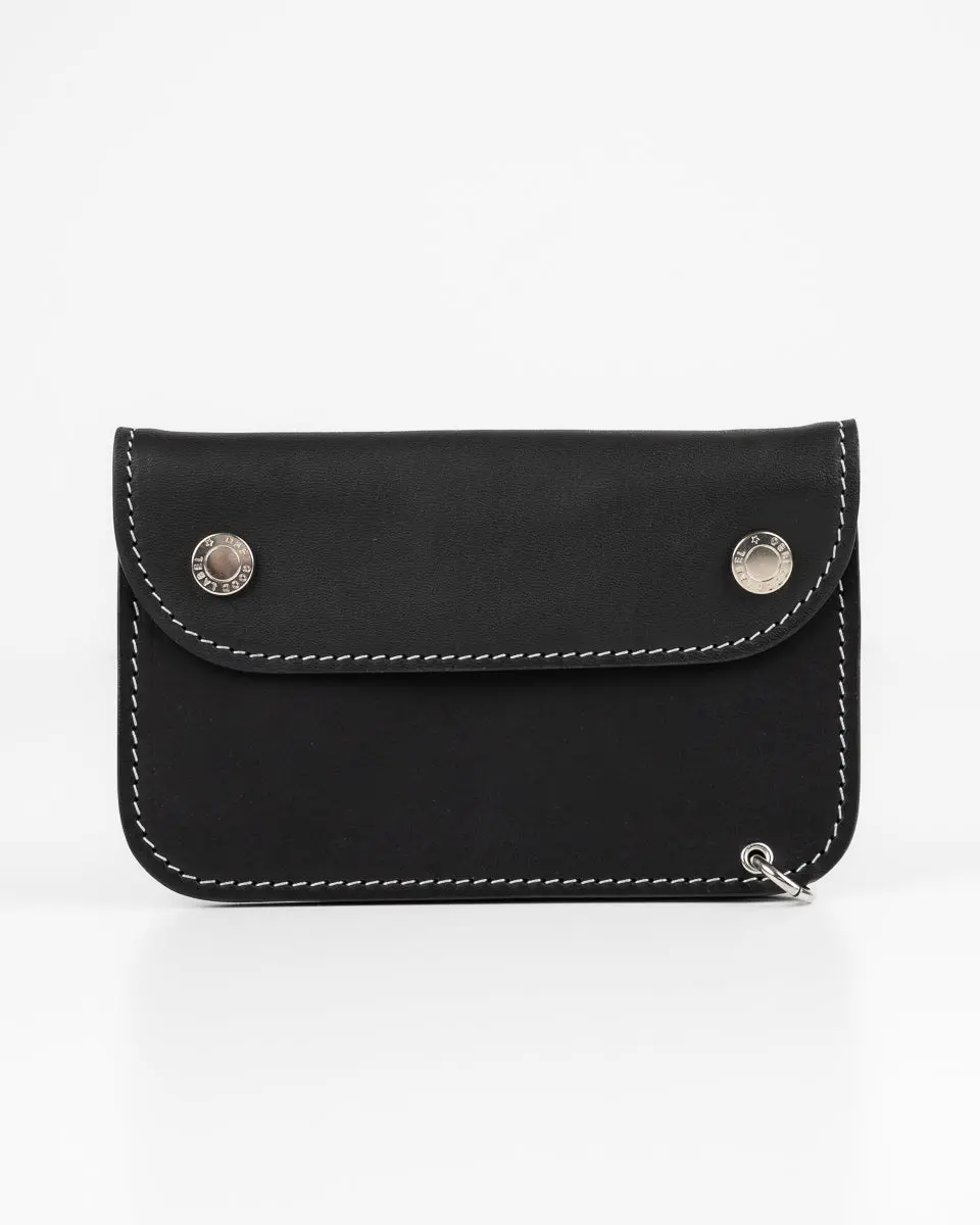 Ogl Brave Horsehide Trucker Wallet - Black 1