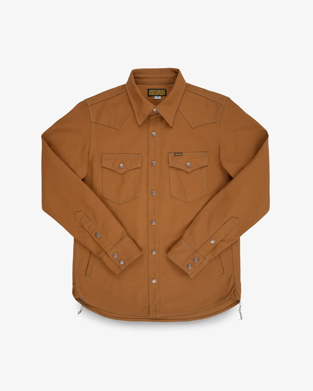 17Oz Cotton Duck Cpo Shirt - Brown 1