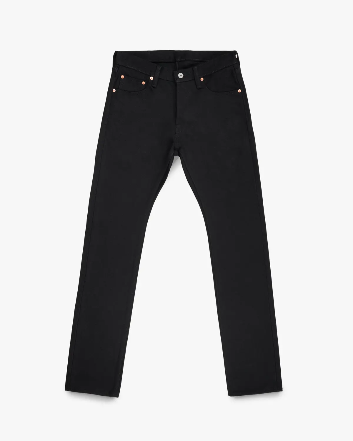 21Oz Selvedge Denim Slim Cut Jeans - Superblack Non-Fade 1