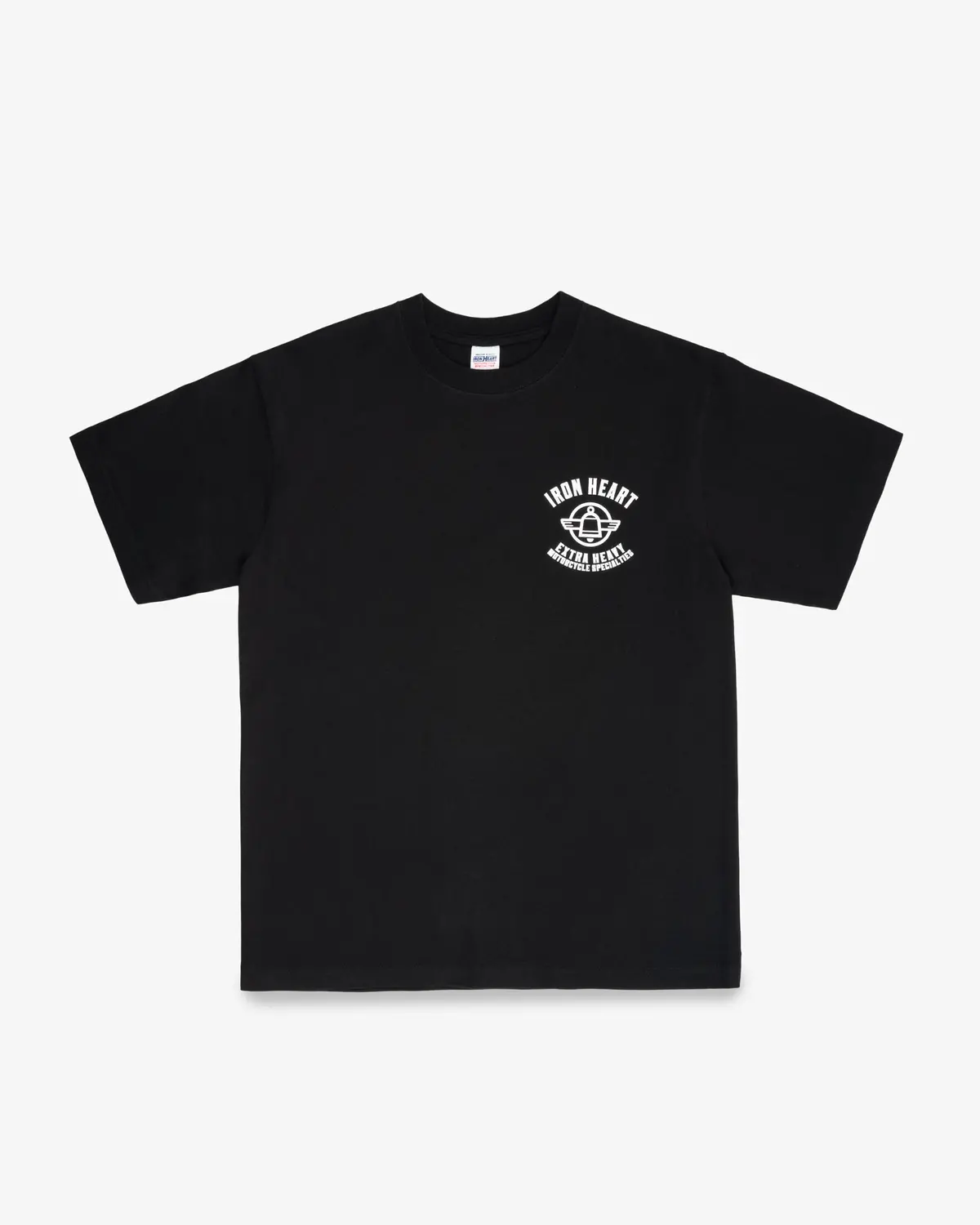 7.5Oz Printed Loopwheel Crew Neck T-Shirt - Black 1