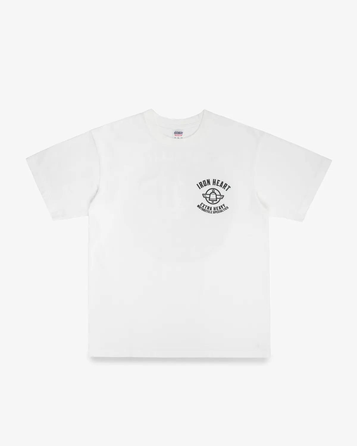 7.5Oz Printed Loopwheel Crew Neck T-Shirt - White 1