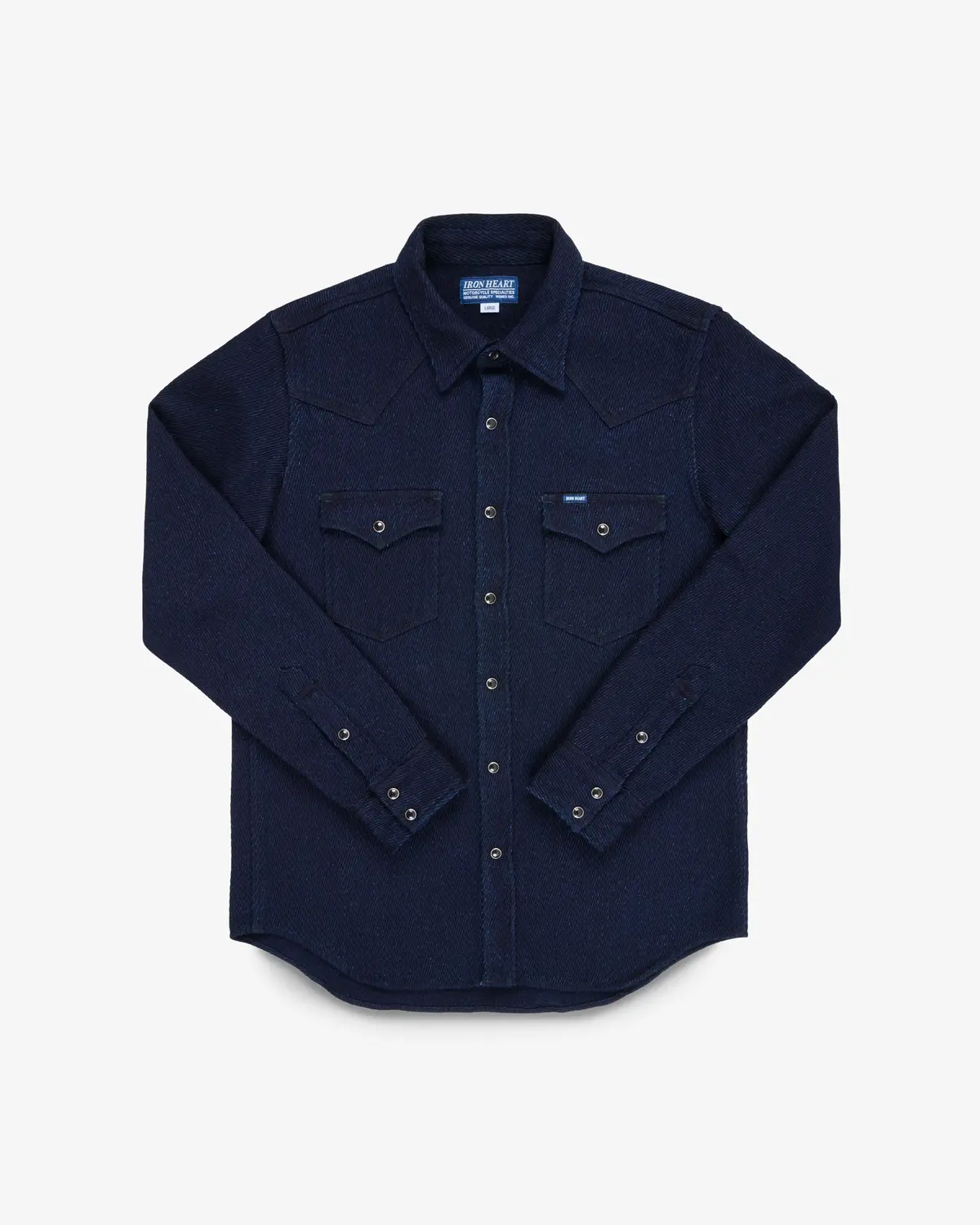 14Oz Kersey Western Shirt - Indigo 1