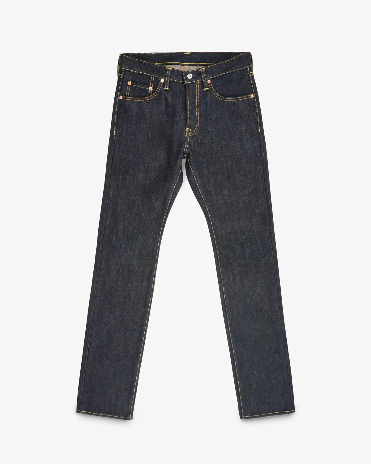 25Oz Selvedge Denim Slim Cut Jeans - Indigo 1