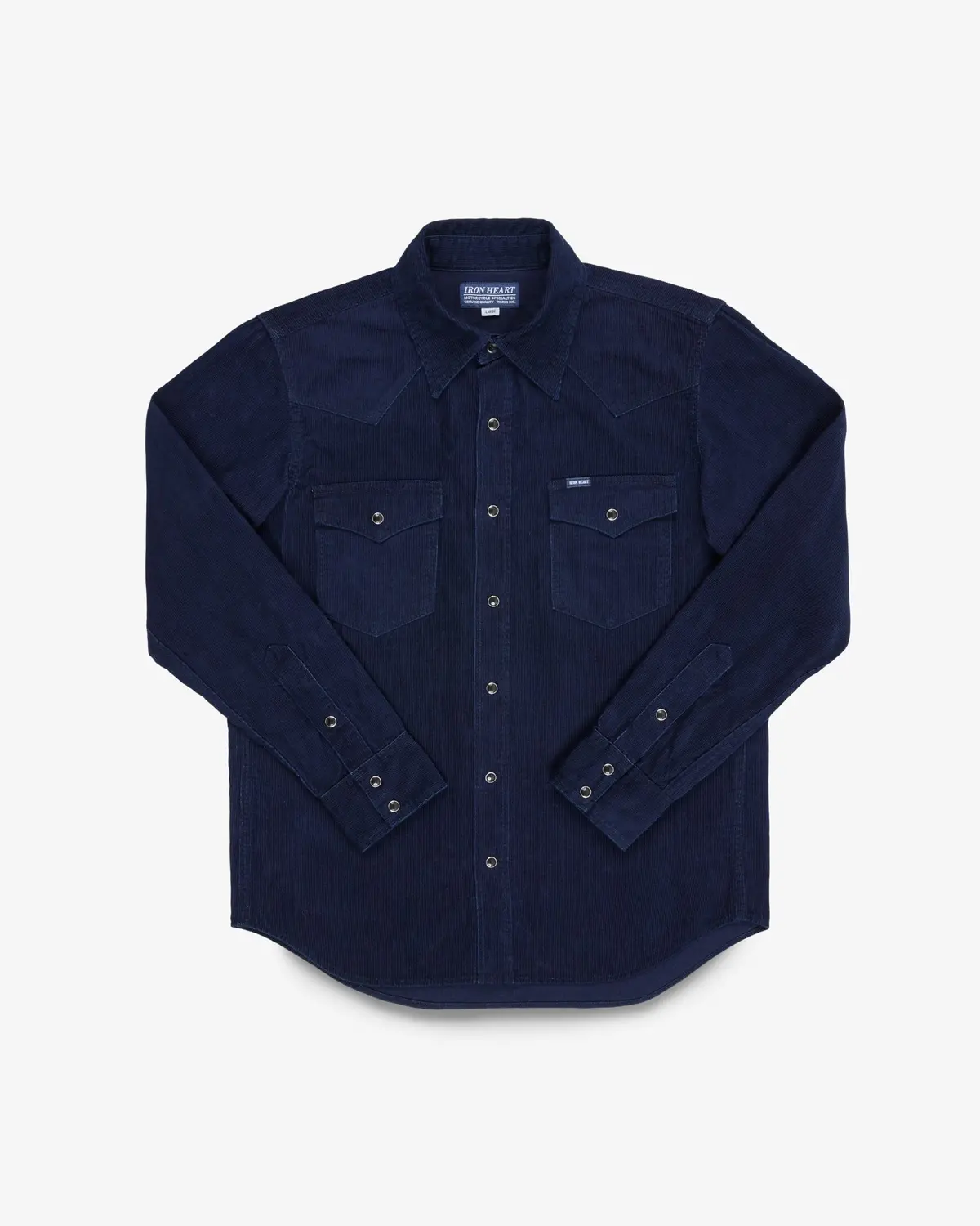 7.5Oz Selvedge Corduroy Western Shirt - Indigo 1