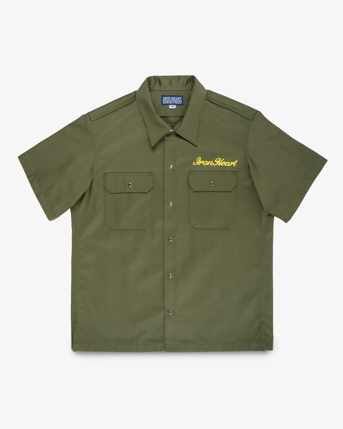 9.6Oz T/C Short Sleeved Mechanic Shirt - Olive Drab Green 1