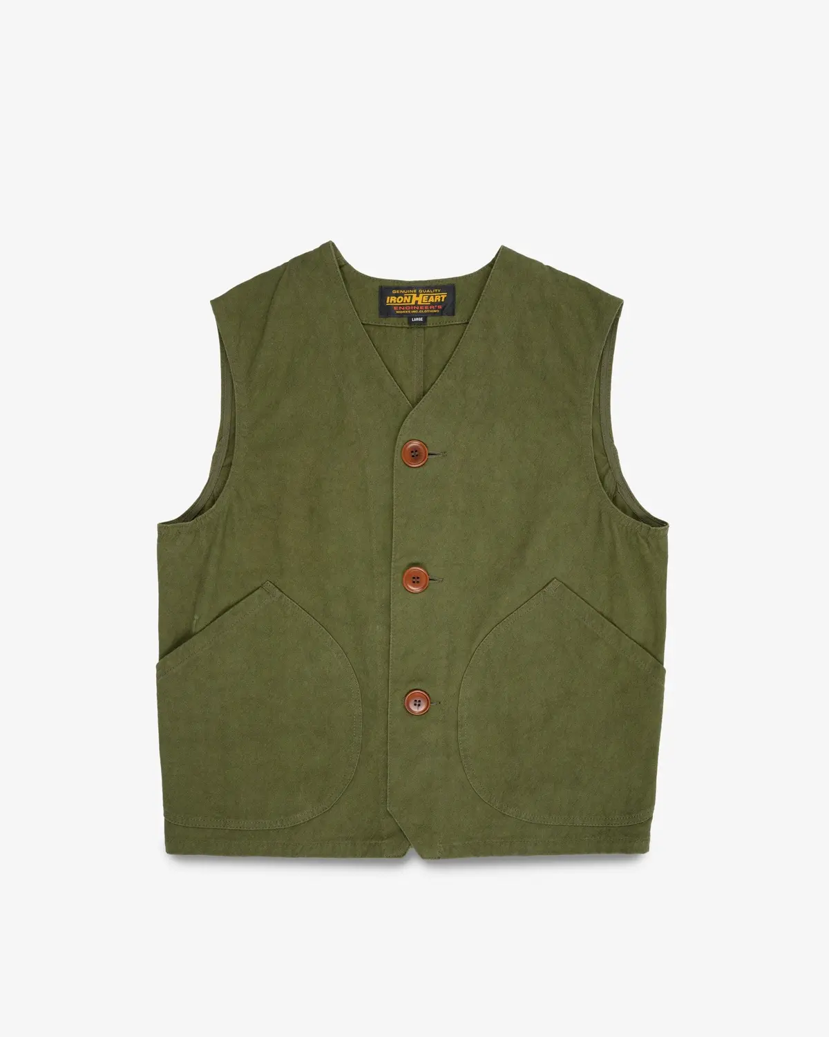 12Oz Duck Canvas Hunting Vest - Olive 1