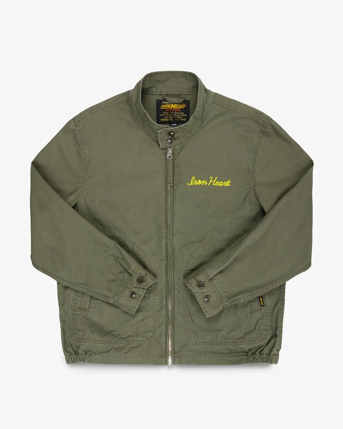 6.2Oz Serge Drizzler Jacket - Olive Drab Green 1