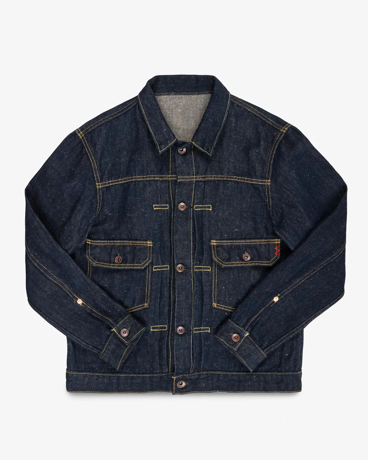 14Oz Cotton/Linen Denim Type Ii Jacket - Indigo 1