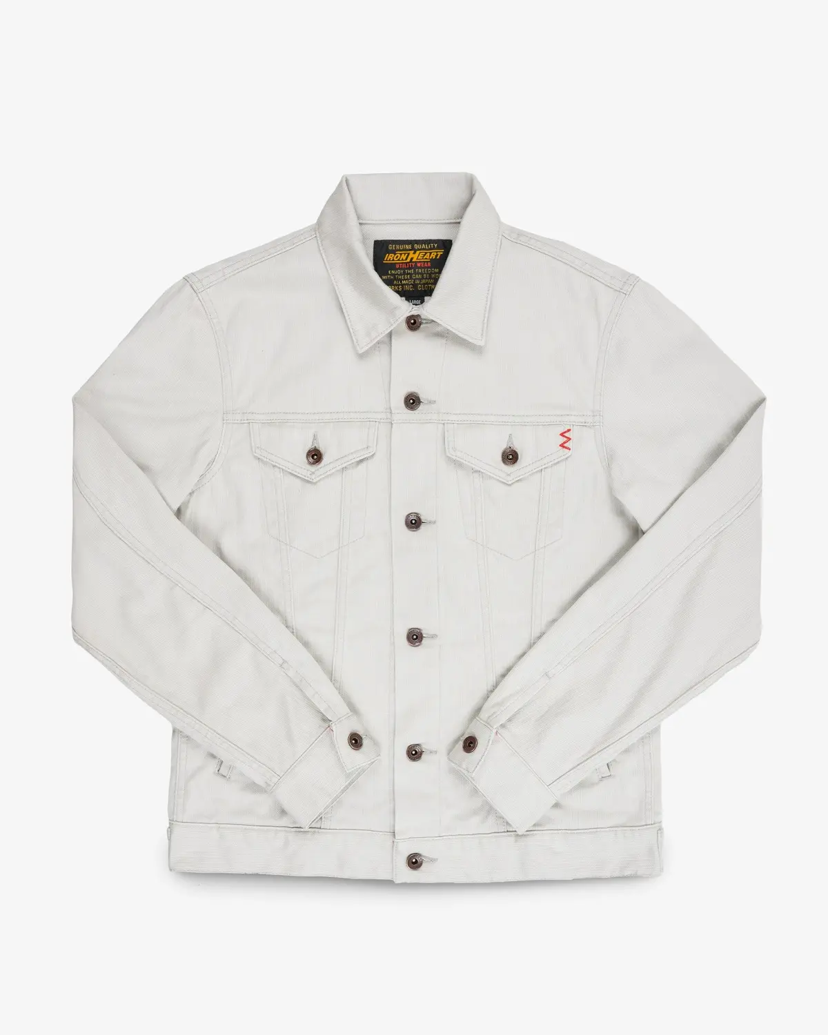 11Oz Piqué Modified Type Iii Jacket - Light Grey 1