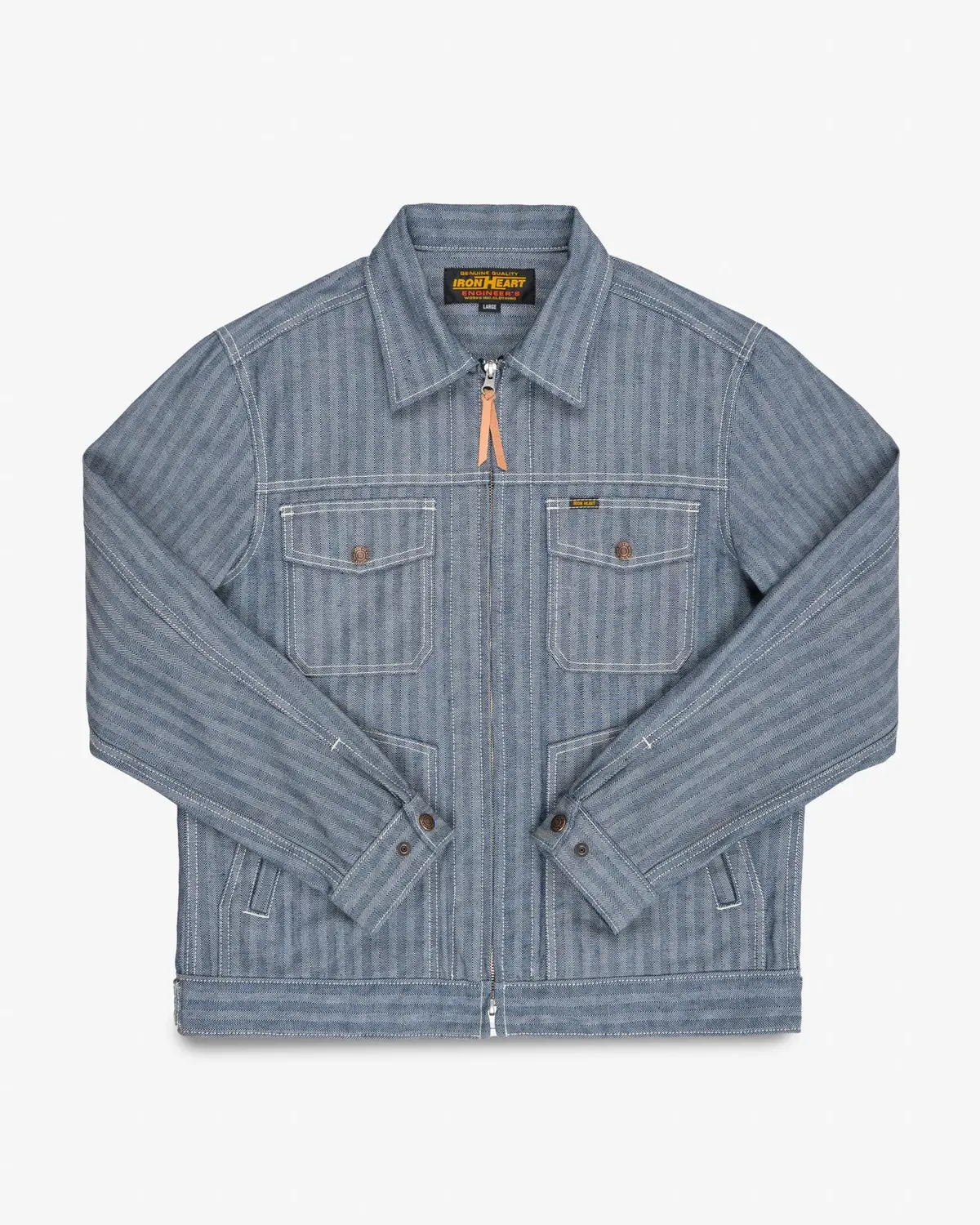 10.5Oz Herringbone Work Jacket - Indigo 1