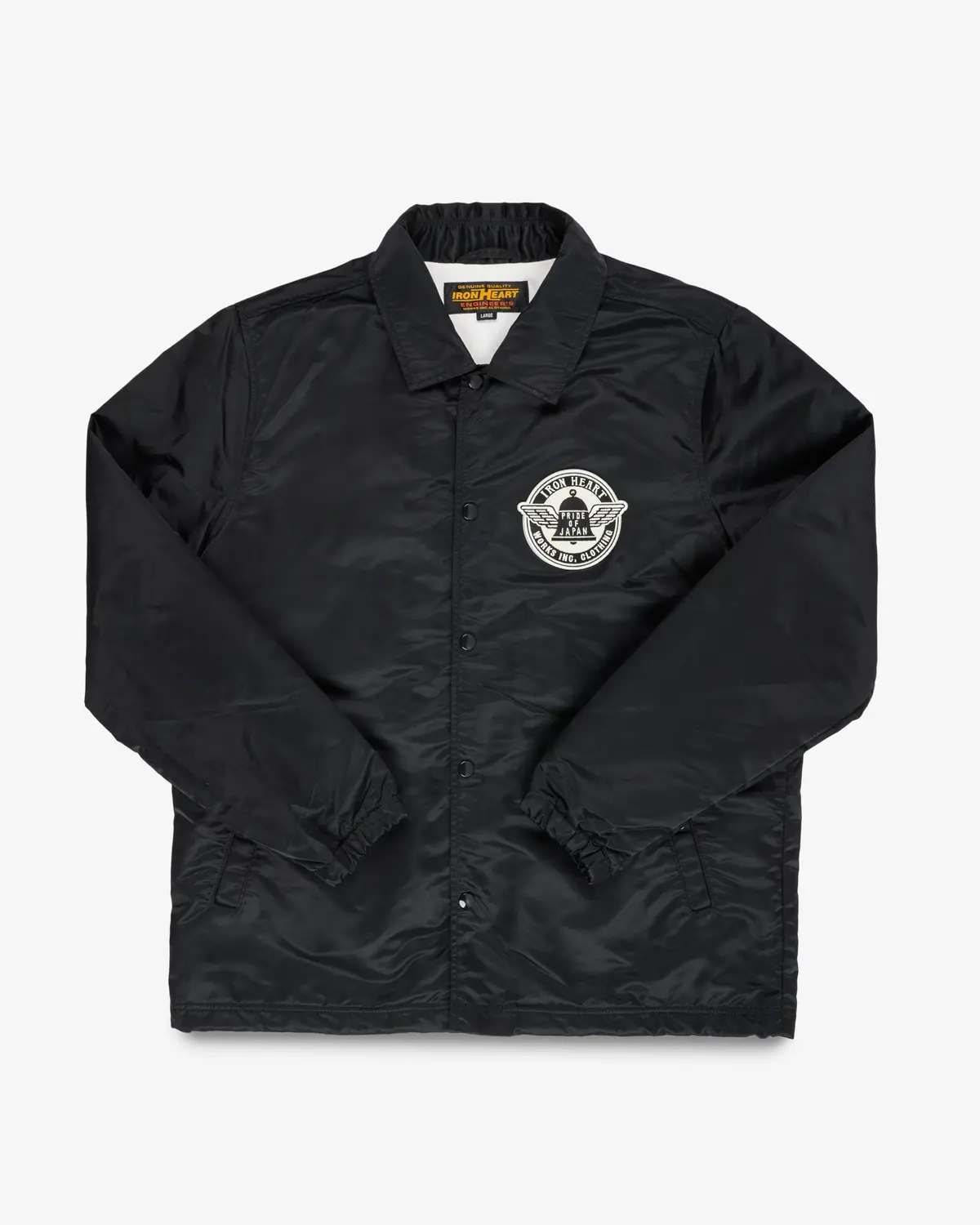4.8Oz Nylon Coach Jacket - Black 1