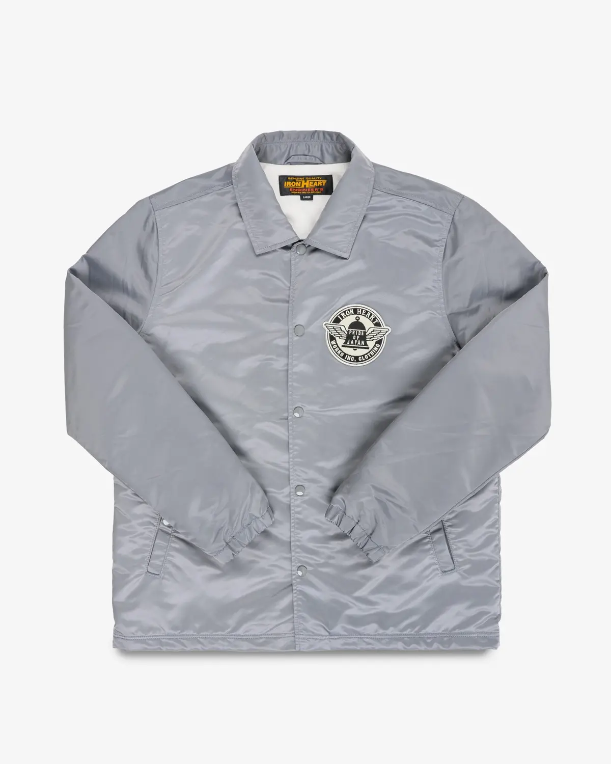 4.8Oz Nylon Coach Jacket - Grey 1