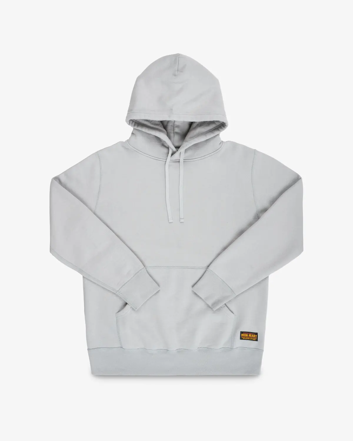 14Oz Ultra Heavyweight Loopwheel Cotton Hoodie - Grey 1