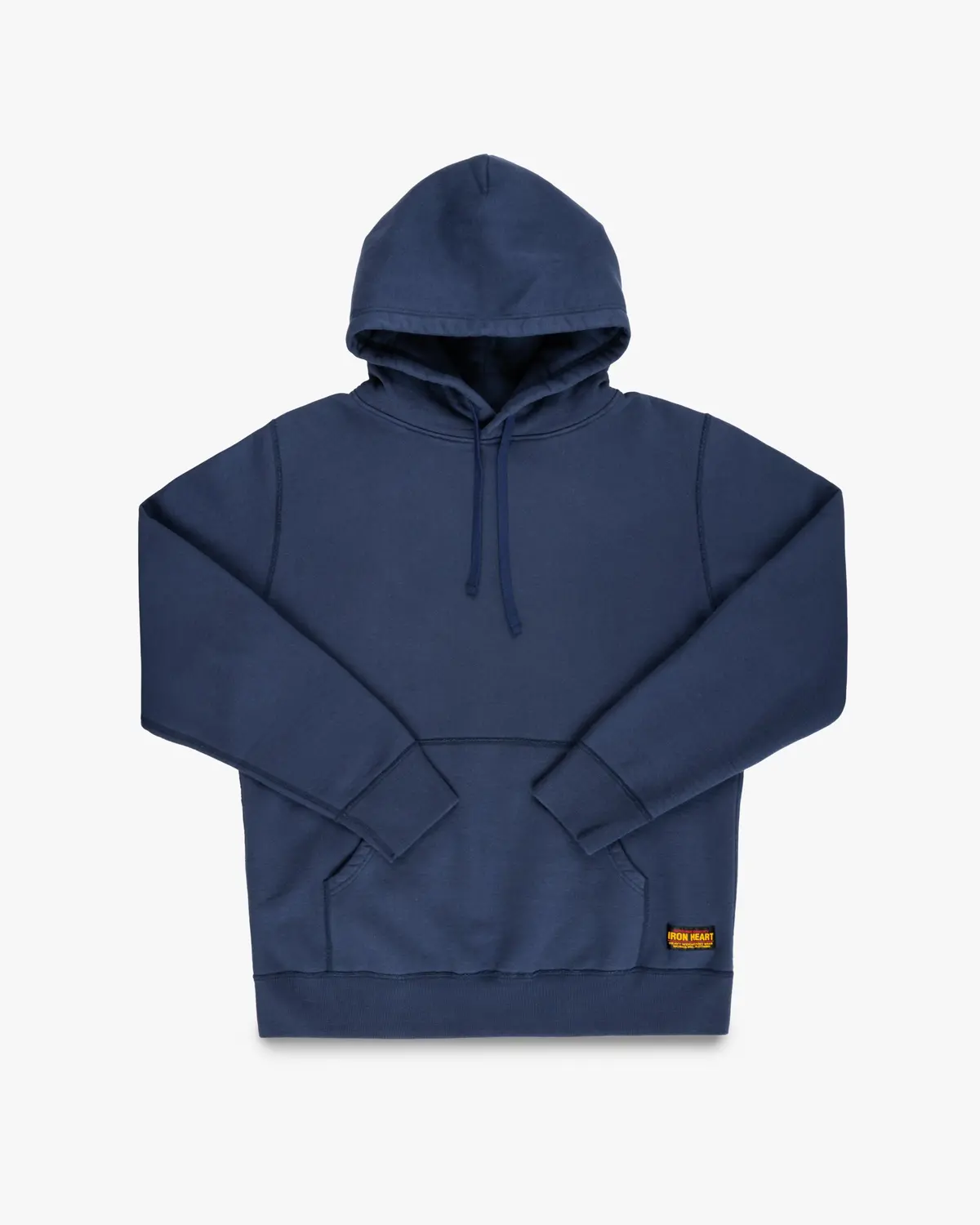 14Oz Ultra Heavyweight Loopwheel Cotton Hoodie - Navy 1