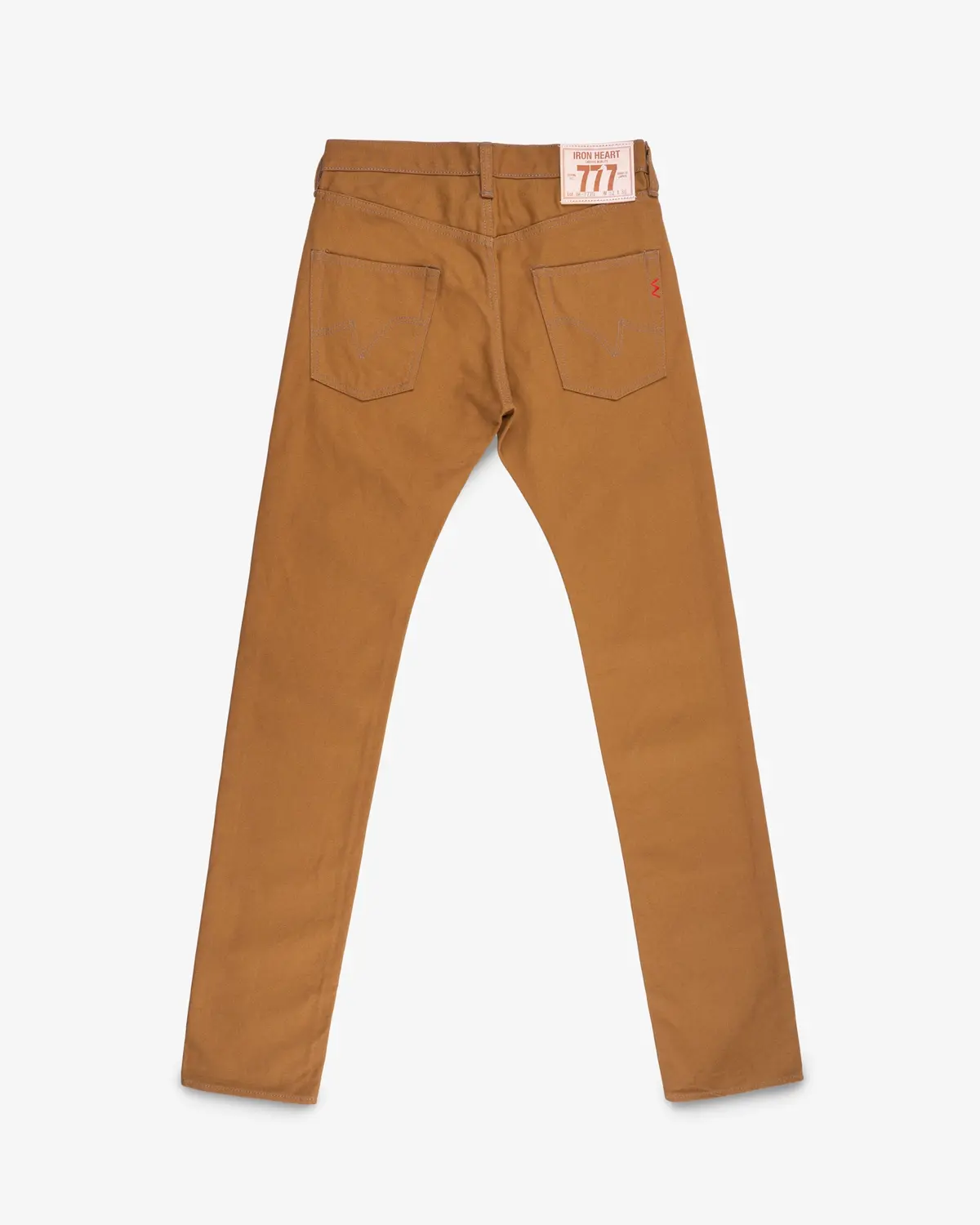 17Oz Duck Slim Tapered Cut Jeans - Brown 5