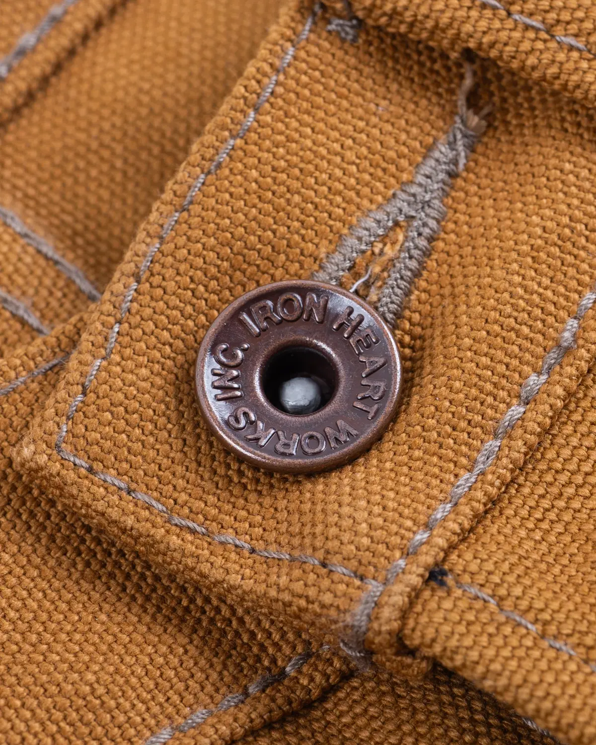 17Oz Duck Slim Tapered Cut Jeans - Brown 9