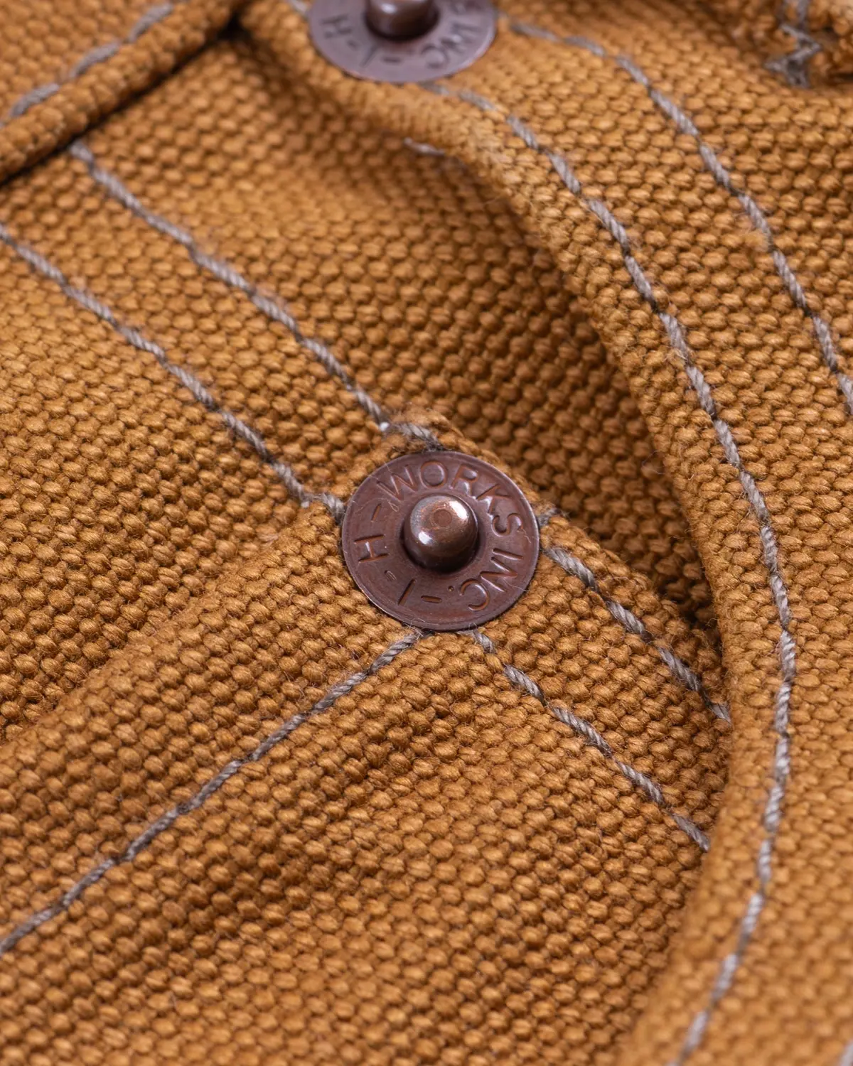 17Oz Duck Slim Tapered Cut Jeans - Brown 10
