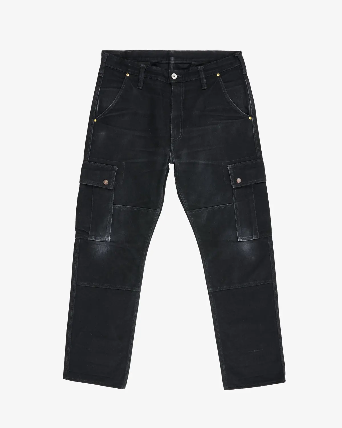 14Oz Selvedge Denim - Black/Black 1