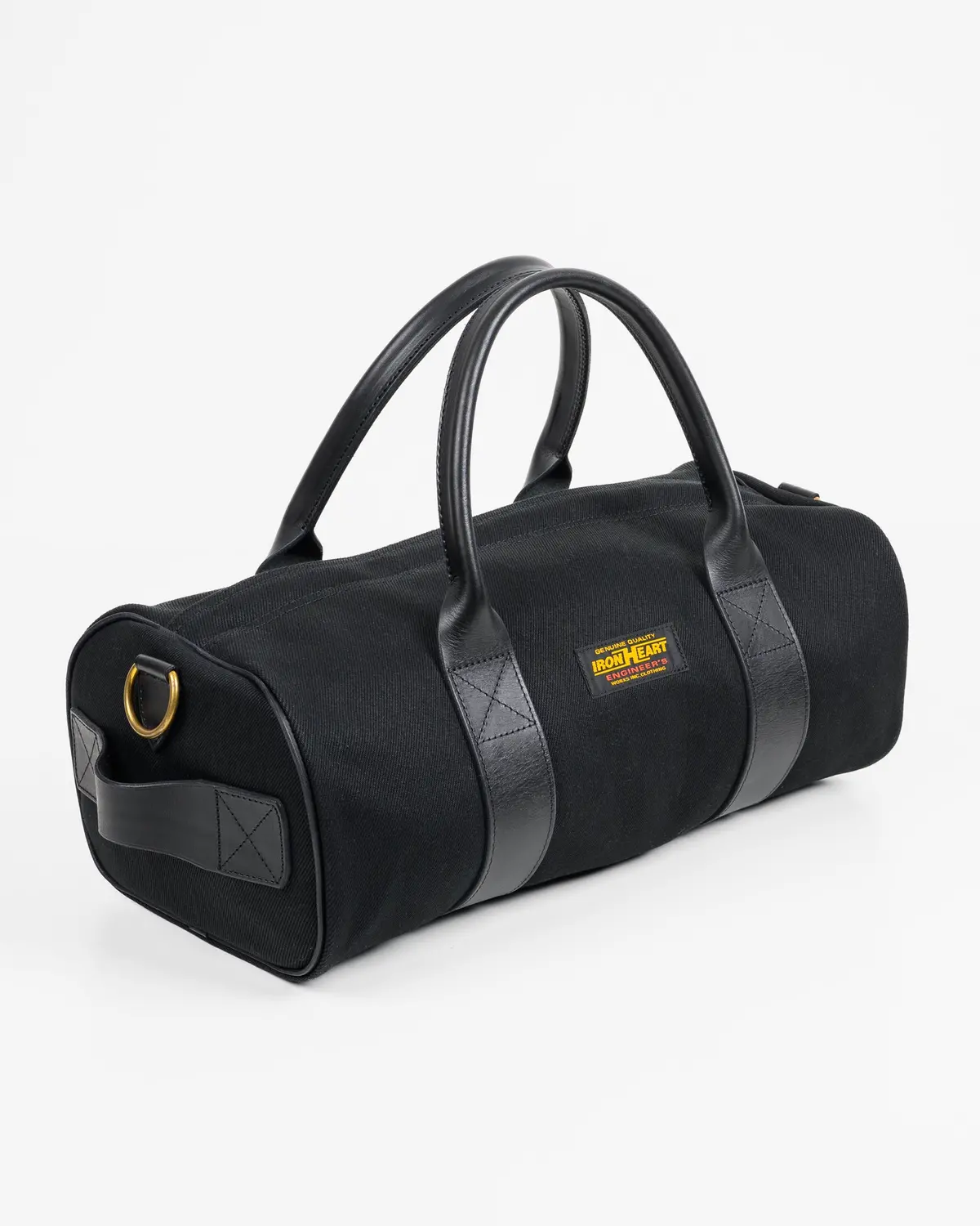 21Oz Denim And Buttero Leather Holdall - Superblack 1