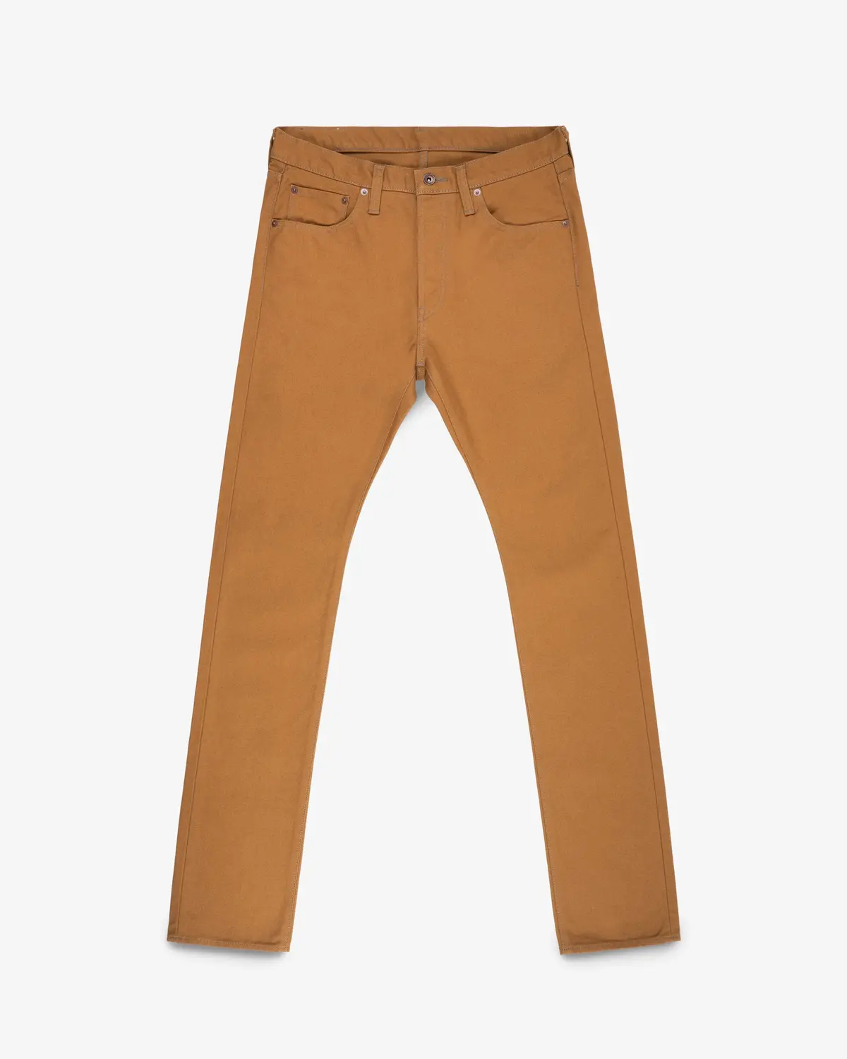 17Oz Duck Slim Cut Jeans - Brown 1