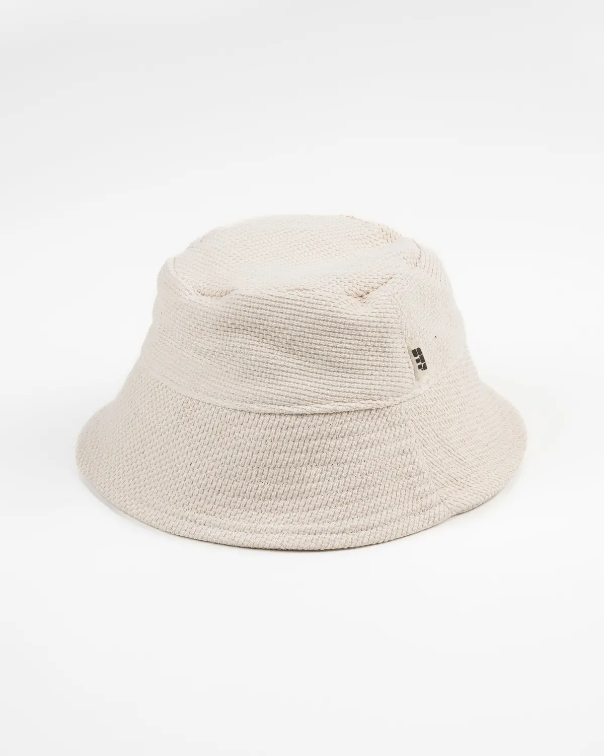 Stf Japanese Sashiko Bucket Hat - Ecru 1
