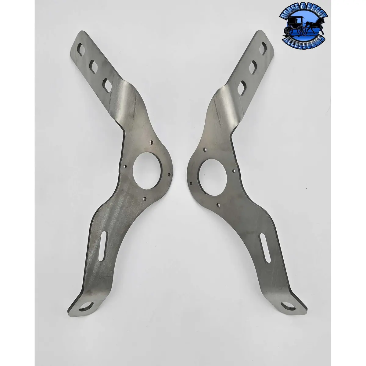 Ss-1206 Lower Bumper Brace Peterbilt 388/389/589 18" 20" 22"(W/Watermelon Mount) Sold By The Pair 1