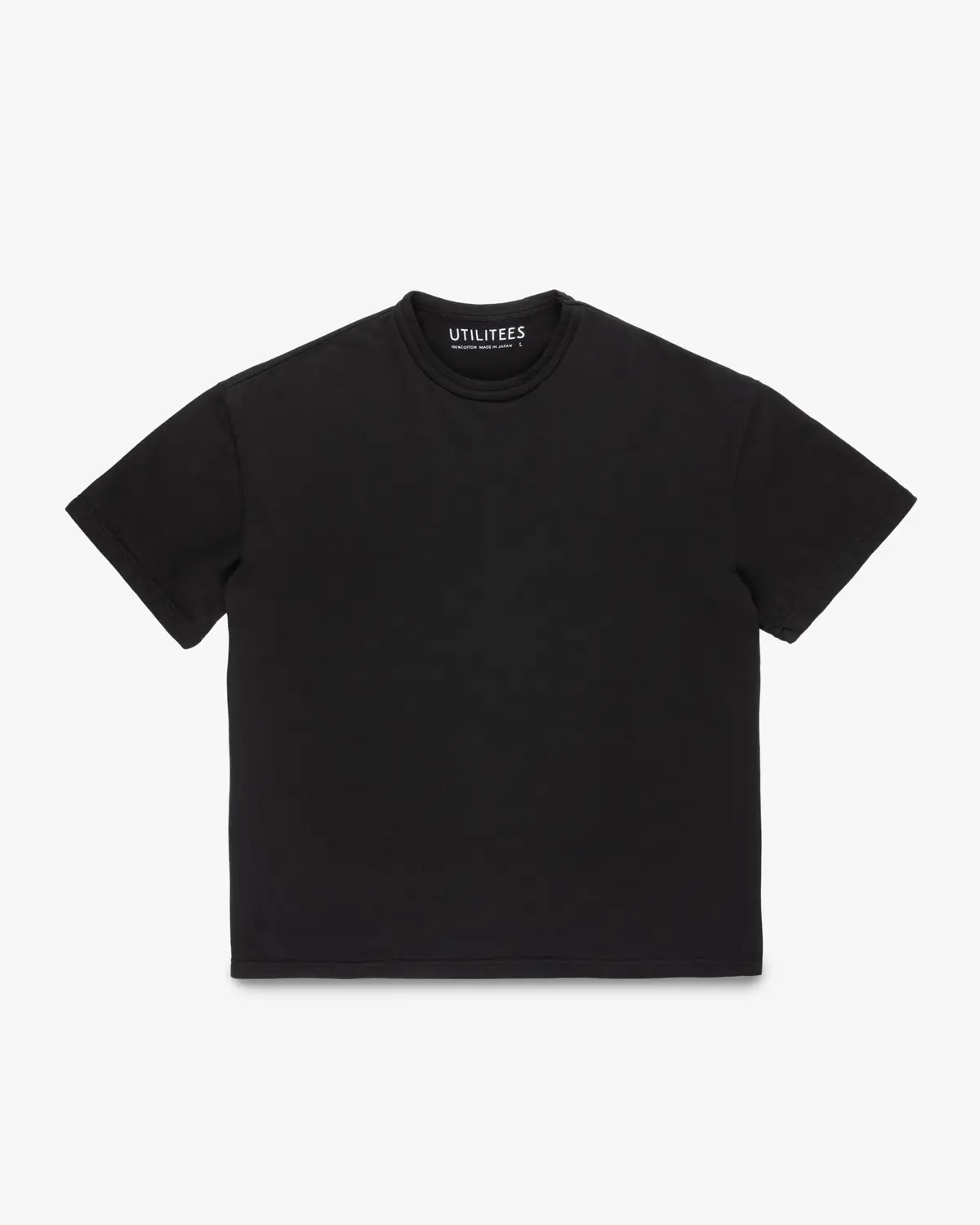 Utilitees - 10Oz Heavyweight Crew Neck T-Shirt - Black 1