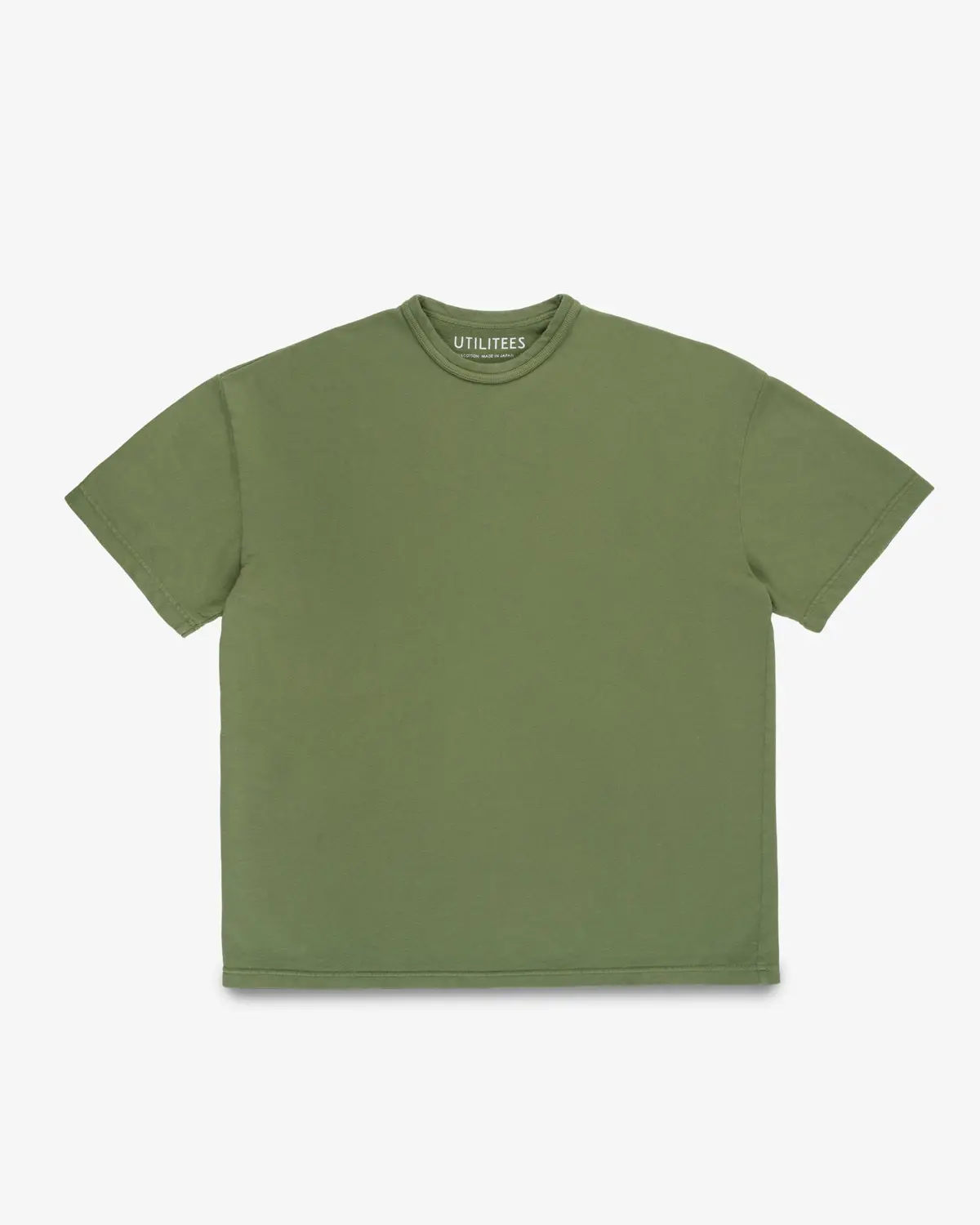 Utilitees - 10Oz Heavyweight Crew Neck T-Shirt - Olive 1