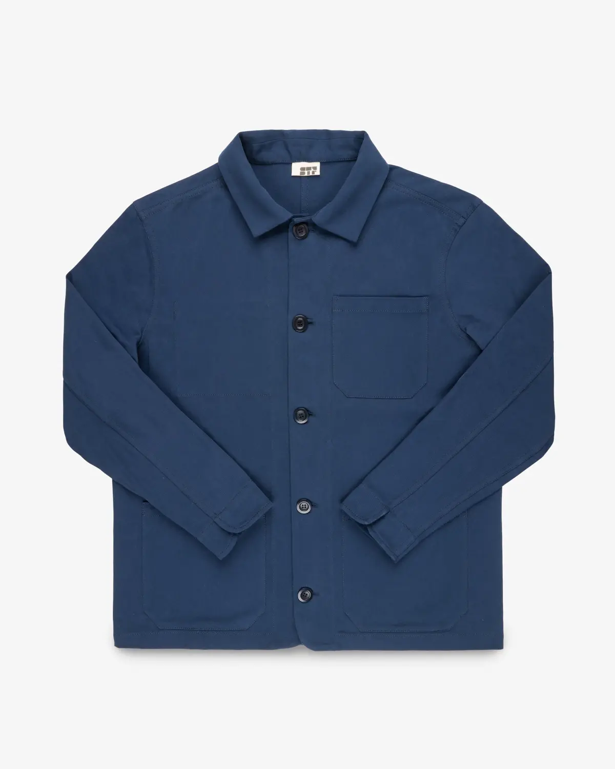 Stf 8Oz Brushed Twill Chore Jacket - Navy 1