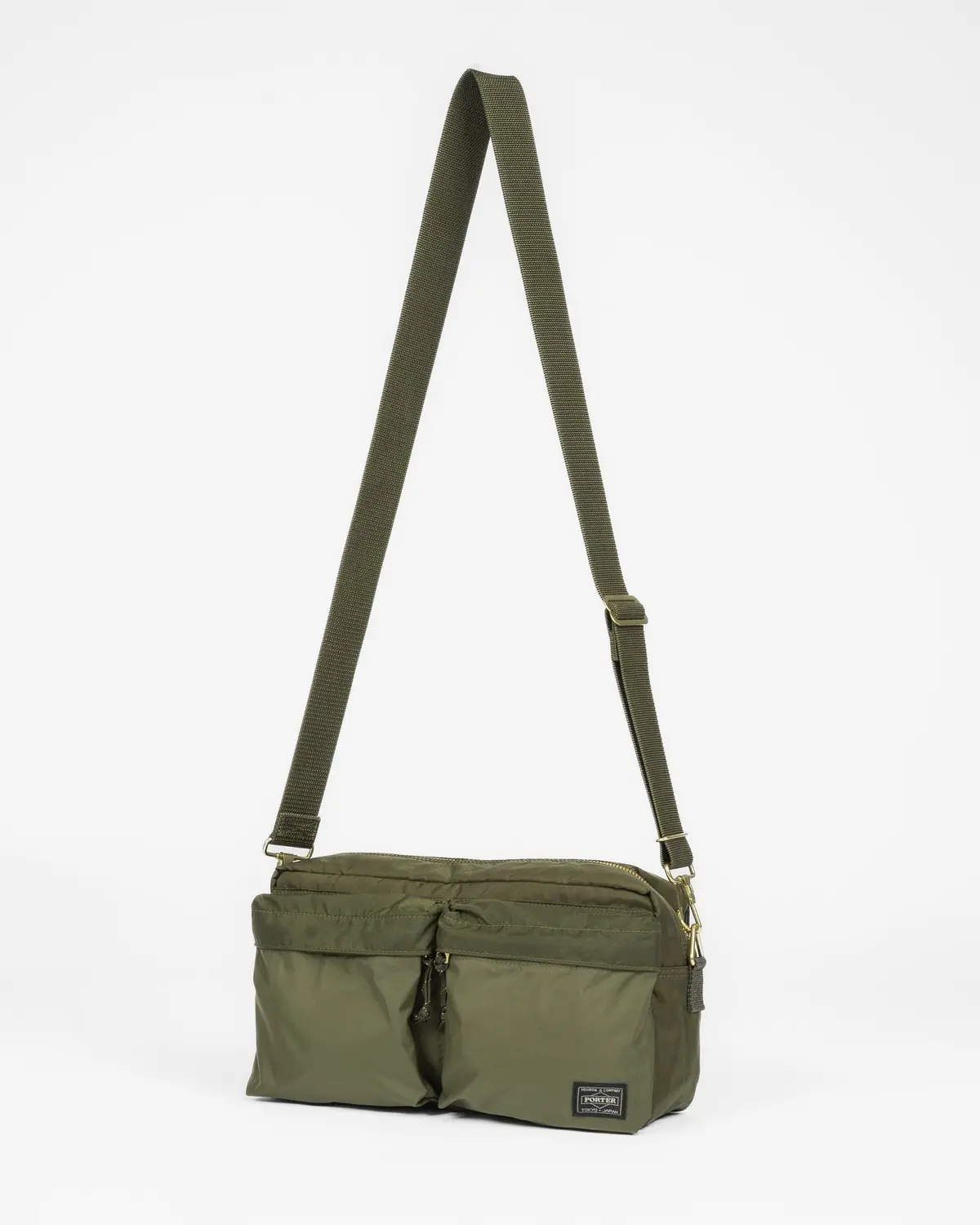 Porter - Yoshida & Co. - Force 2Way Waist Bag - Olive 1