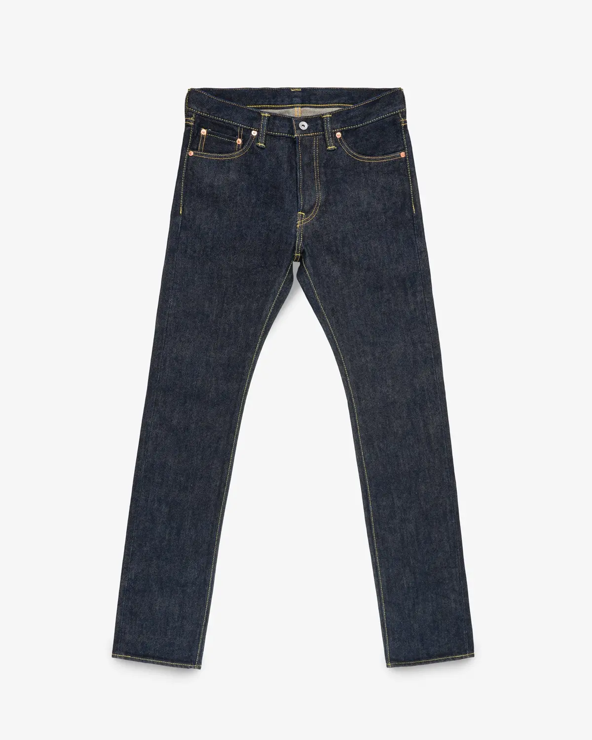 21Oz Selvedge Denim Slim Cut Jeans - Indigo 1
