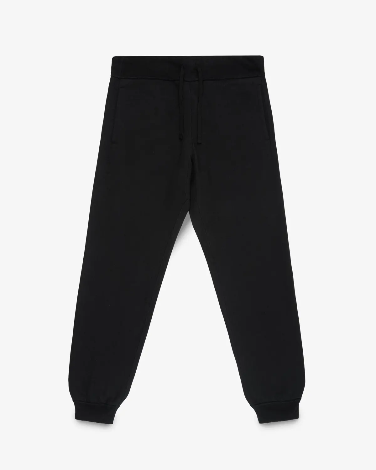 14Oz Ultra Heavyweight Loopwheel Cotton Sweatpants - Black 1
