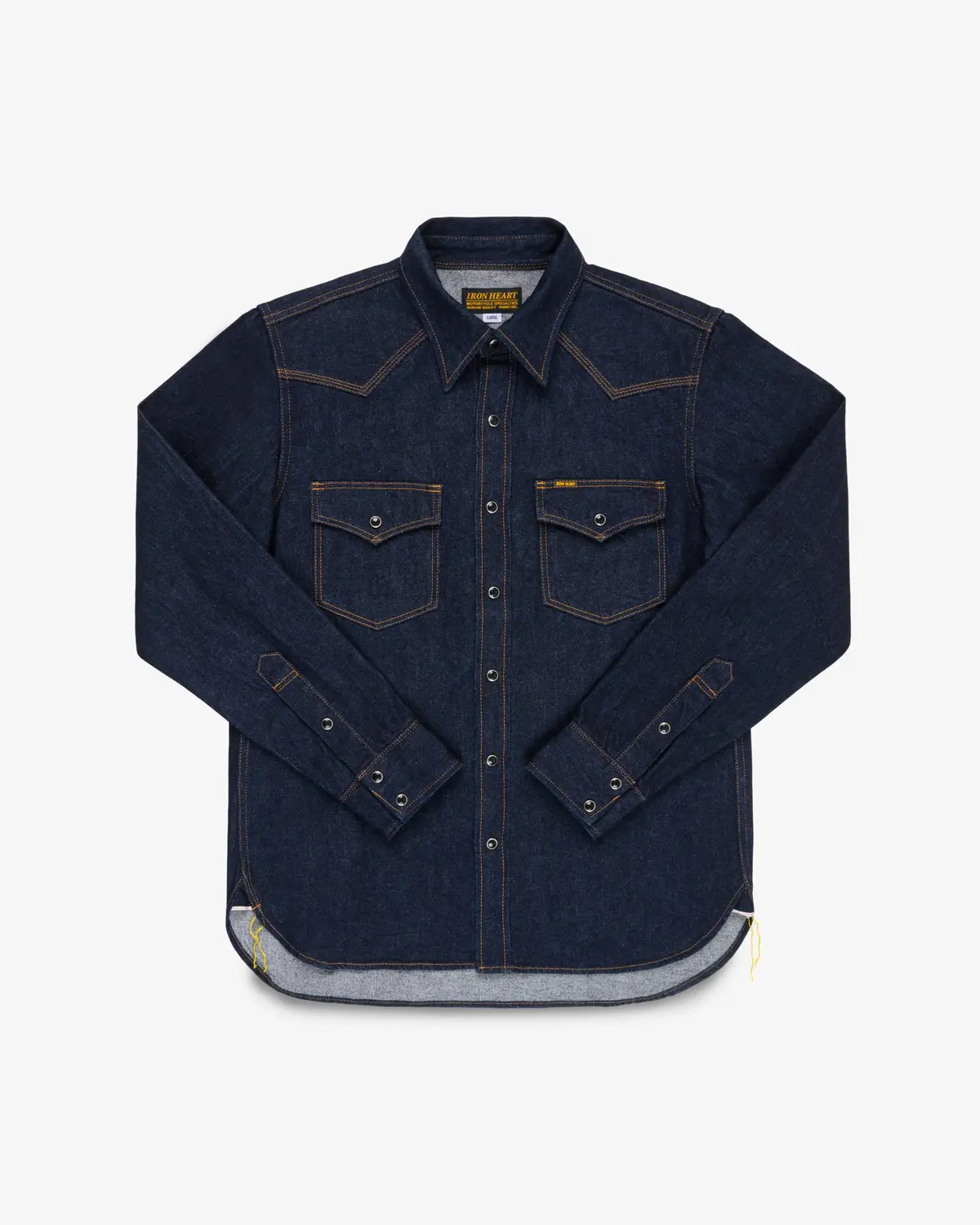 12Oz Selvedge Denim Western Shirt - Indigo 1