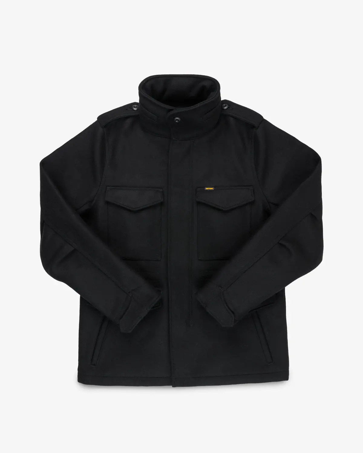 21Oz Melton Wool M65 Field Jacket - Black 1