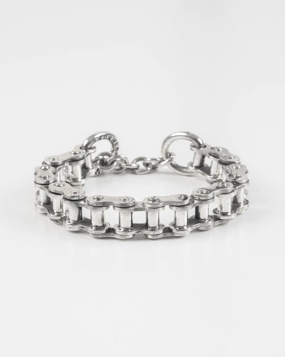"Motorcycle Chain" Bracelet - Sterling Silver 1